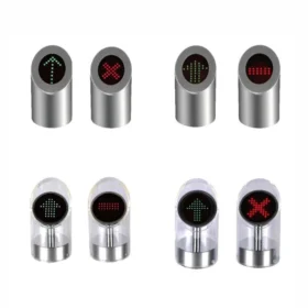 Escalator running direction indicator light