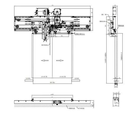 OULING OMJ-101C 2-Panel Center Opening VVVF Door Operator Price in Bangladesh