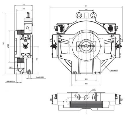 XIZI GETM 3.0G Gearless Traction Machine Price in Bangladesh