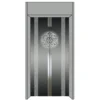 Hairline Floral Designed Landing Door Panel