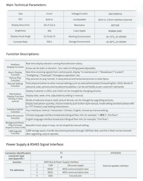 Monarch MCTC-HCB-T648 8 Inch COP PCB Board
