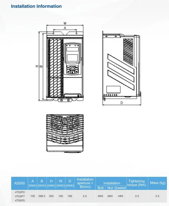 STEP AS500 Escalator Inverter