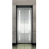 Silver Mirror Etching Designed Landing Door Panel
