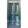 Tempered Glass Door Panel with Stainless Steel Frame