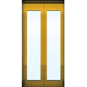 Tempered Glass with SS Frame Door Panel