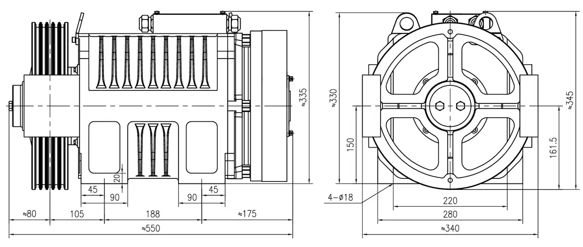 Torin ERSL Traction Machine